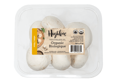 White Mushrooms Available at Schnucks