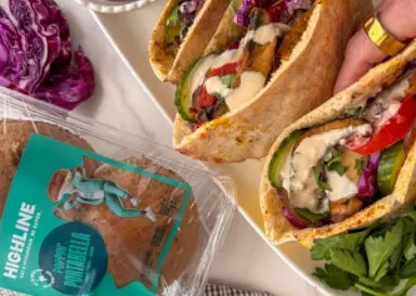 Grilled Portabella Shawarma Wraps