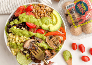 Mushroom Burrito Bowls