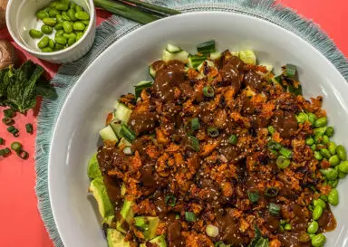 Crispy Rice Salad With Mushrooms