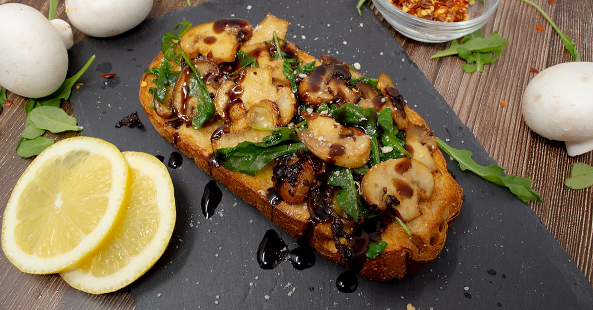 Mushroom & Arugula Toast | Recipe | Highline Mushrooms