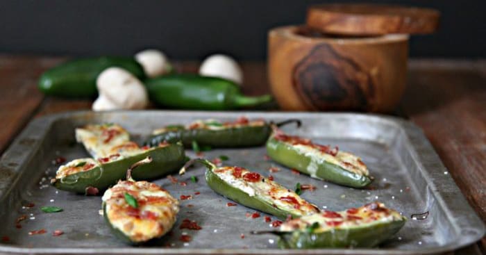 Cheesy Mushroom Stuffed Jalapenos | Recipe | Highline Mushrooms