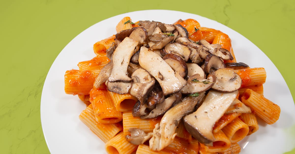 Rigatoni with Mushroom Blush Sauce | Recipe | Highline Mushrooms