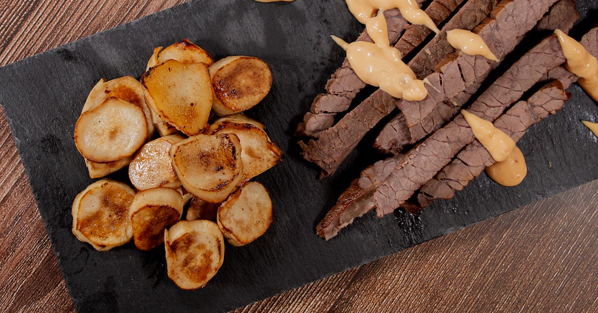 Pan Seared Steak and Mushroom Scallops | Recipe | Highline Mushrooms