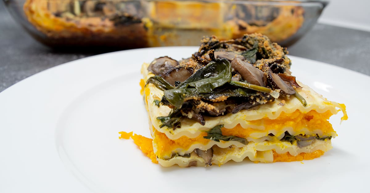Vegan Mushroom & Butternut Squash Lasagna | Recipe | Highline Mushrooms