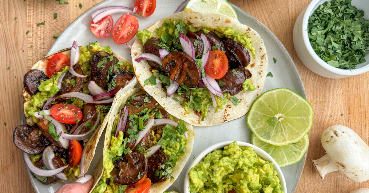 Vegan Asada Tacos | Recipe | Highline Mushrooms